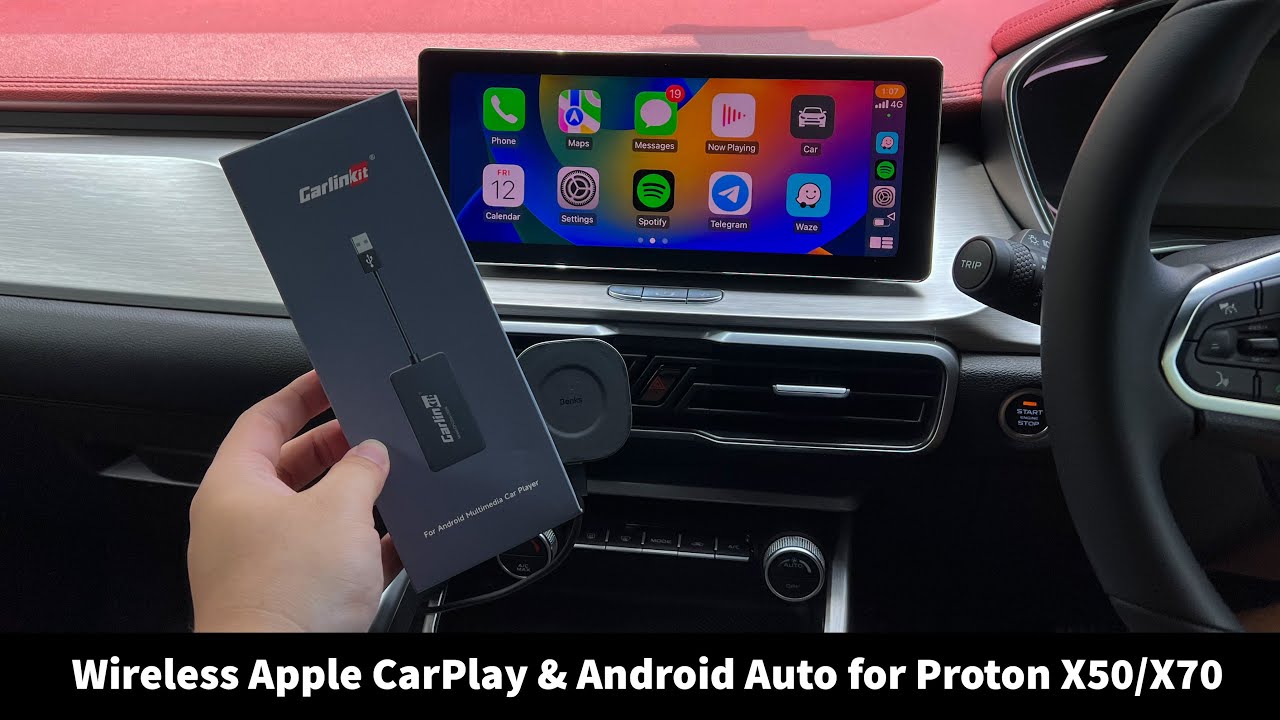 Wireless CarPlay/Android Auto for Proton X50/X70 Made Easy! 