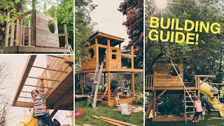 SUPER DUPER PLAYSET pt 2 | How to Build an Outdoor Playset | DIY Playset Plans Building Guide