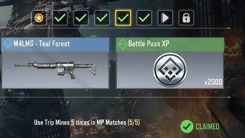 Use TRIP MINES 5 times in MP Matches