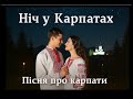Ніч у Карпатах сучасна молодіжна пісня про кохання та красу гір Pop Song Roman Ukrainecz