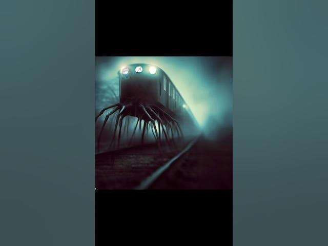 A Ghost Train.. with spider legs.. #artificialintelligence #shorts #future #science #ghost #train