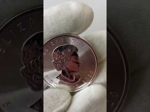 5 Dollars CANADA Elizabeth II Silver Coin #shorts