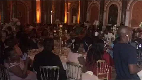 Charles Emeka invites bride & groom for first dance