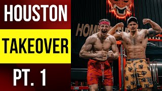 Houston Vlog pt. 1 | Deadlifts w/ Russ Swole | Back Attack