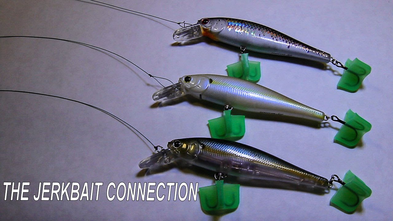 THE JERKBAIT CONNECTION (SNAP, LOOP KNOT, SPLIT RING) VIDEO!