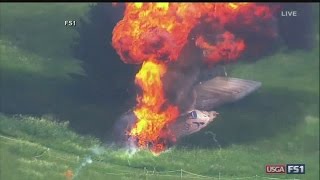 Blimp crashes near US Open course