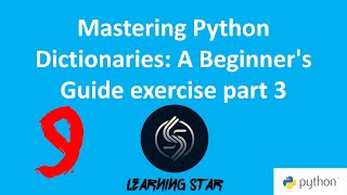 Famous 2-9 Mastering Python Dictionaries: A Beginner's Guide exercise part 3 total time until now= 71 : 08) Net Worth