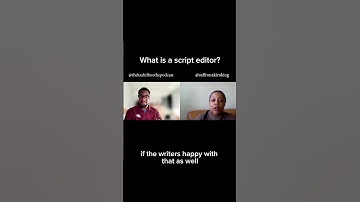 What is a script editor? #screenwriting #screenwriters #scripteditor