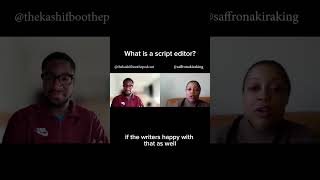 What is a script editor? #screenwriting #screenwriters #scripteditor