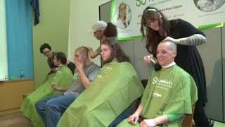 Hundreds shave heads for St. Baldrick's, cancer research