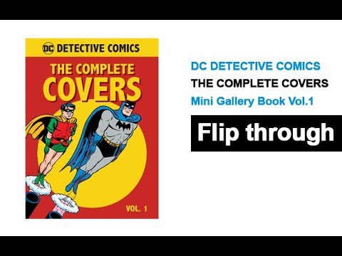 dc-comics-detective-comics---the-complete-covers-vol.-1-mini-book-batman-flip-through