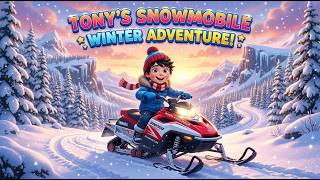 Tony’s Snowmobile Winter Adventure! ❄️ | Snow Fun, Winter Exploration, Vehicle Adventure for Kids