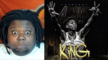 FREE NBA YOUNGBOY!!! NBA Youngboy - 4 Sons of a King (Official Audio) REACTION!!!