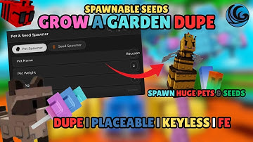 (🍏SPAWNABLE SEEDS🌻) Grow a Garden Dupe Script🐝l CANDY BLOSSOM l DUPE l KEYLESS