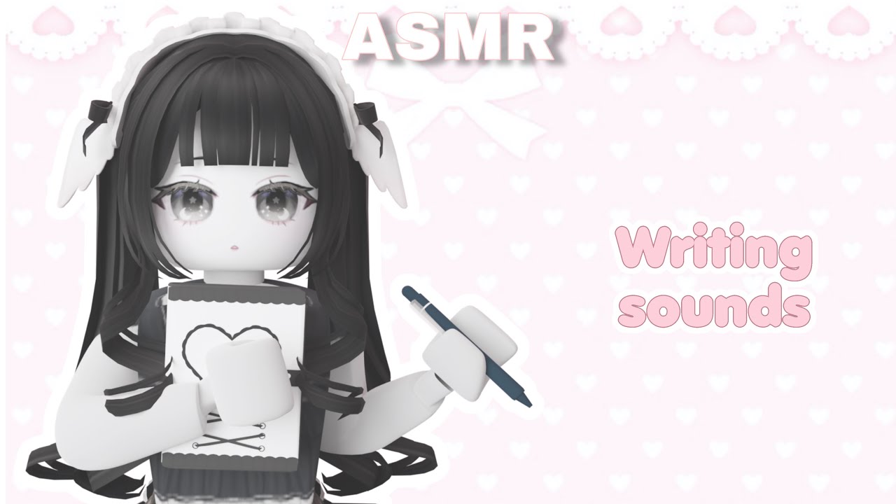 Roblox ASMR - tingly writing sounds ✍️
