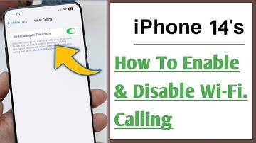 iPhone 14 / 14 Pro How To Enable & Disable WiFi Calling