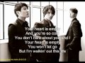 Empty by JYJ (JUNSU JEJUNG YUCHUN) with Lyrics