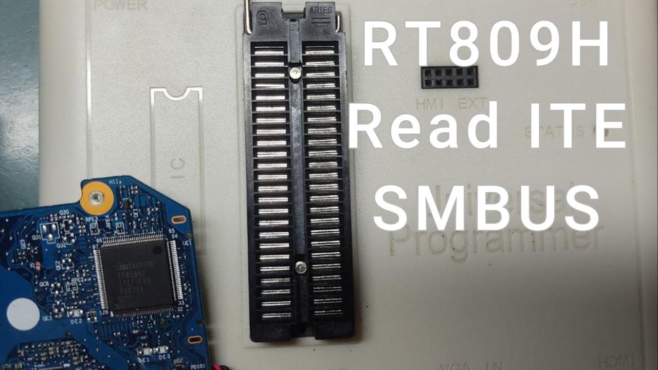 ITE: Leitura e Gravação via SMBUS com RT809H - Tutotial Completo
