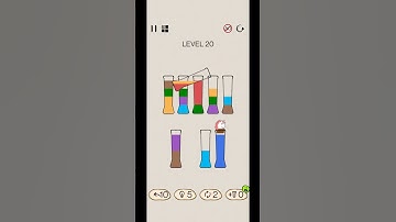 Sortpuz: Water Sort Puzzle Level 20 Solved
