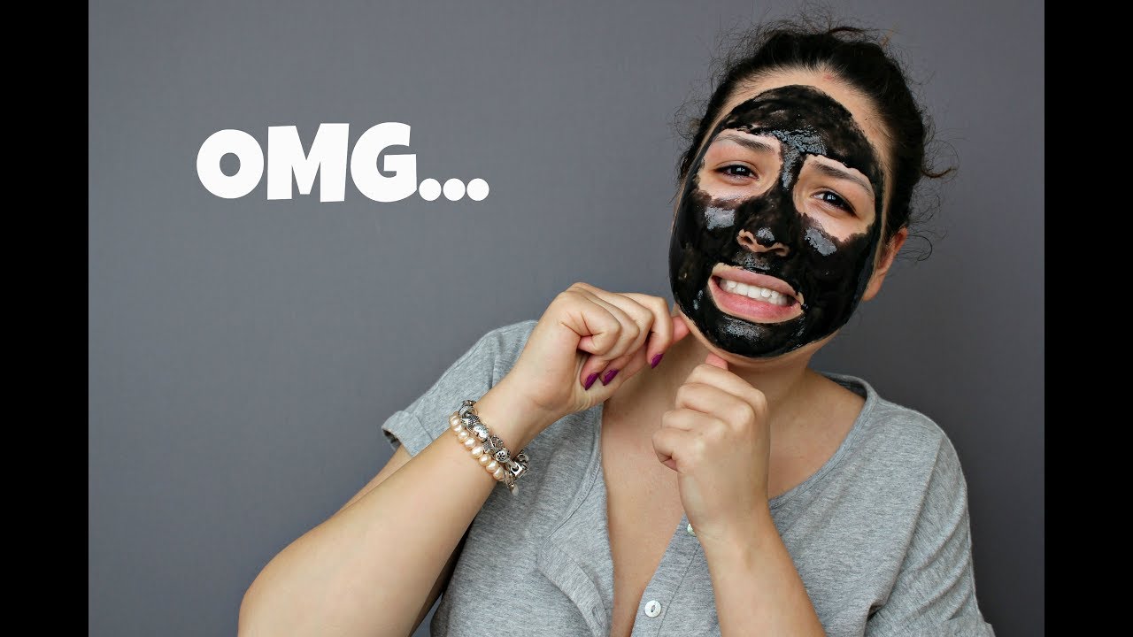 OMG ... Черна маска за лице | тест - YouTube