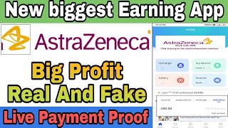 AstraZeneca App Biggest Loot 😍😍 || Astrazeneca App Payment Proof || mckness New Earning App screenshot 1