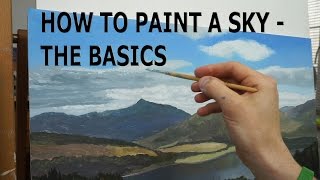 painting oil paint sky beginners smith james michael tutorial lessons watercolor acrylic clouds