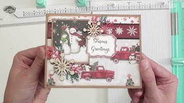 12 Days of Christmas/Holiday Cards - Day 8 - Process Video/Tutorial