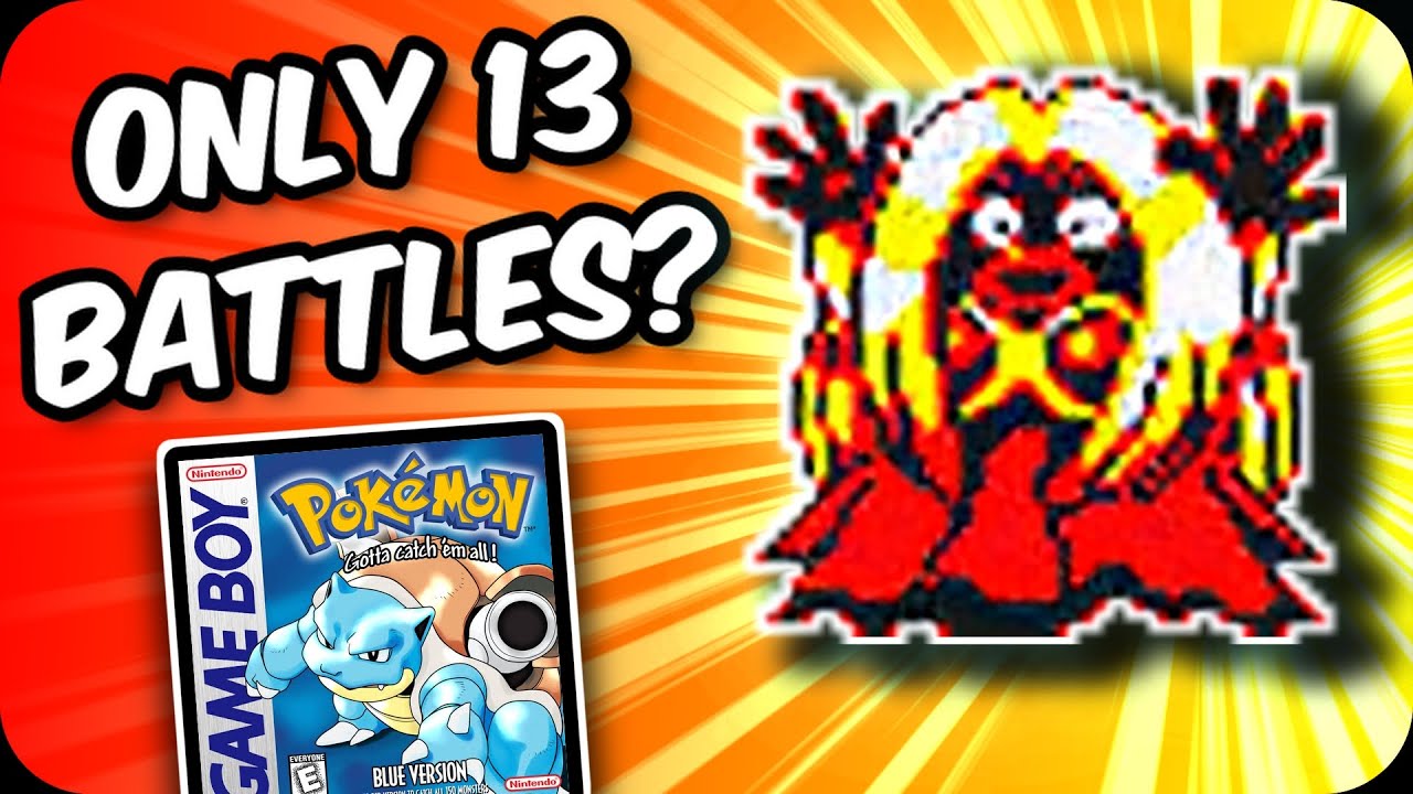 Can Jynx beat Pokemon Red/Blue with only 13 battles? || Ultra Minimum Battles Rom Hack