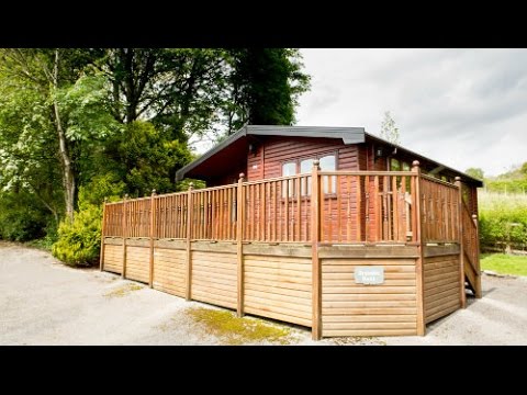 Lake District Log Cabin with Hot Tub : Bramble Bank - YouTube
