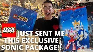 LEGO just sent me this ULTRA-RARE Sonic Influencer Package... with a Surprise from Eggman!