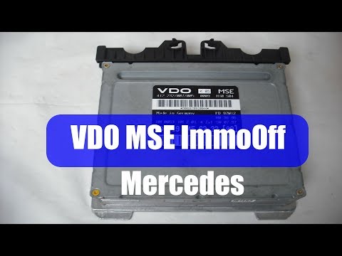 Отключить иммобилайзер VDO MSE Mercedes ImmoOff