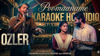 Poomaname (Karaoke With Scrolling Lyrics) HQ | Abraham Ozler | Nitin K Siva | Malyalam Hits 