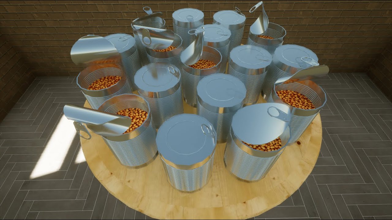 92. Opening Easy Open Cans - YouTube