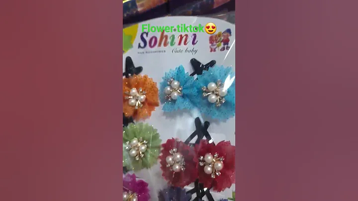 🌸 flower hair pin fancy tik tik #jewellery #hairstyle #3rdbhoiwada #mumbai