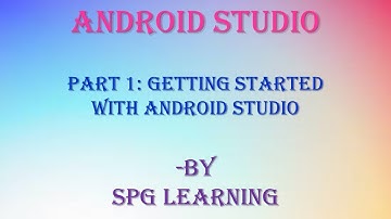 #androidstudio Android Studio | Part 1 | Getting started with Android studio
