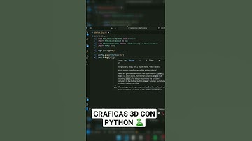 GRAFICAS 3D CON PYTHON 🐍✅ #technology #python #programming #day #peru #new #java