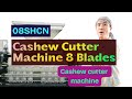 General Informations of Cashew cutter machine 8 blades 08SHCN