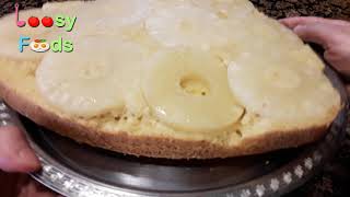 How to make Pineapple Upside Down Cake (Easy and simple recipe to make Pineapple Upside Down Cake )