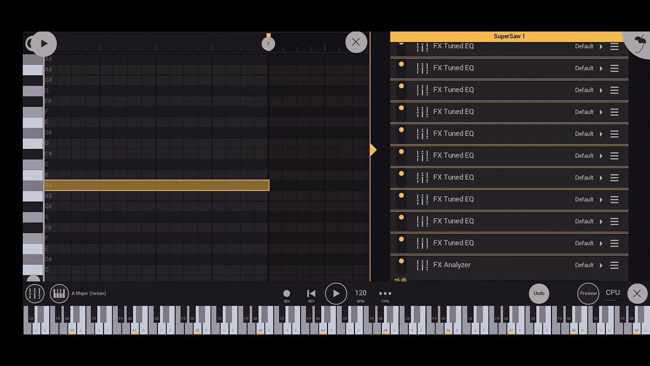 i broke fx analyzer | FL Studio Mobile