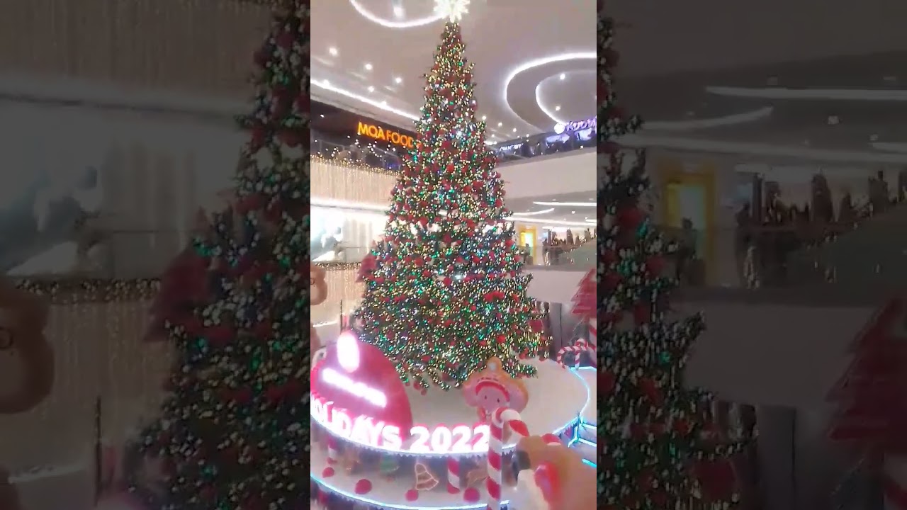 big Christmas tree full of light