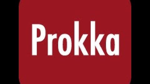 Install and run Prokka: rapid prokaryotic genome annotation. OS: Windows Subsystem for Linux Ubuntu