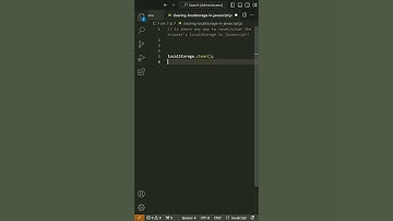 local storage - Clearing localStorage in javascript?