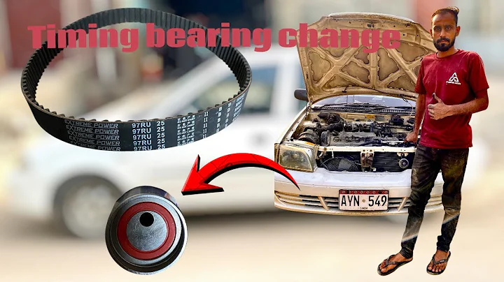 Suzuki cultus timing bearing change \\timing belt change