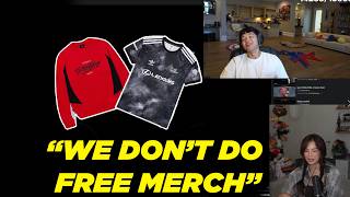Jason Reacts To Valkyrae Reacting To Him Asking For 100 Thieves Merch For His PO!