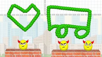 Draw To Smash Logic Puzzle - Level 01 to 20 - Gameplay Walkthrough (Android & iOS)