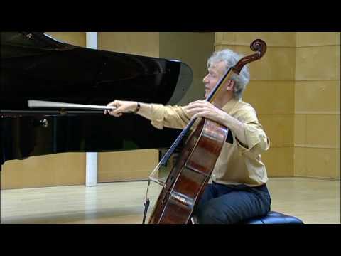 Part 1/8,  Masterclass with Professor Johannes Goritzki, Brahms Sonate in e minor Op. 38,