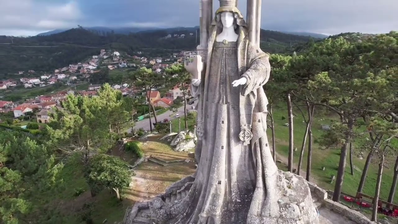 Drone Virgen de la Roca (Baiona)