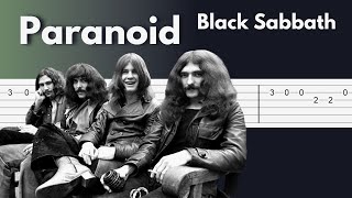 PDF Sample Black Sabbath – Paranoid guitar tab & chords by Stunning Music Tabs.