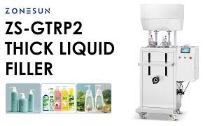 How To Use ZS-GTRP2 Semi-automatic 2 Nozzles Rotor Pump Thick Liquid Filling Machine