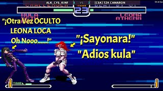 KOF 2002- Master Kula DESAFÍA A LA Mejor Leona MEXICO👉¡CUIDADO OCULTOS Y COMBOS LEONA LOCA🥶😬😲!